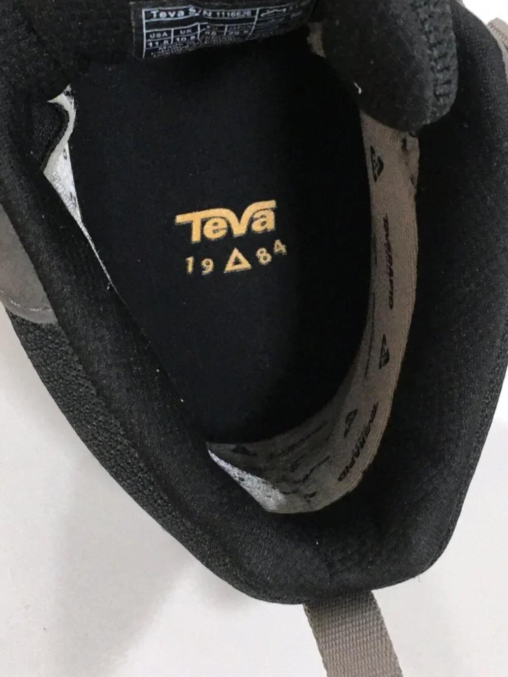 Teva Ridgeview Mid RP Hiking Boots Mens Size 11.5 Black Gray 1116626